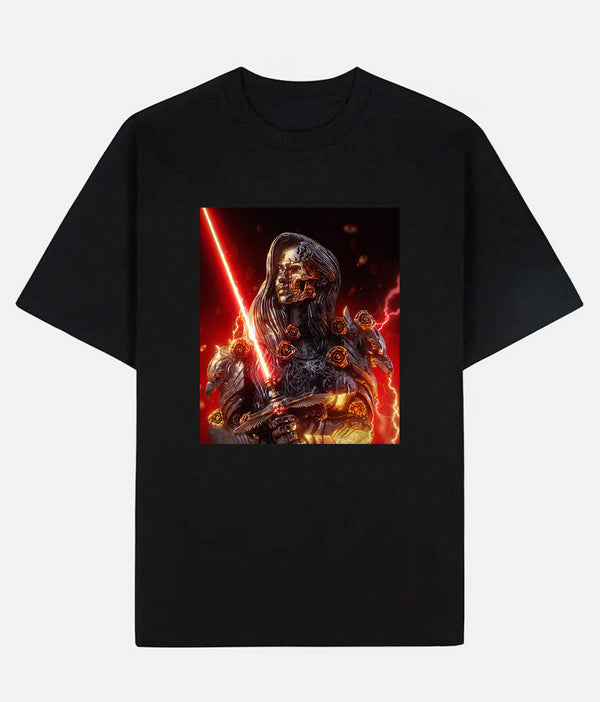 Limited Art Design Graphic Cotton T-Shirt