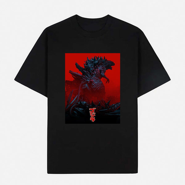 Godzilla Limited Art Design Graphic Cotton T-Shirt