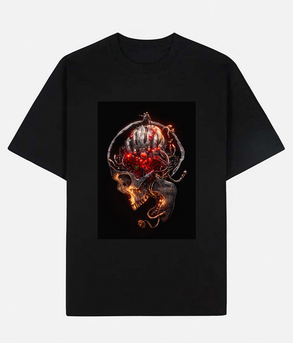 Limited Art Design Graphic Cotton T-Shirt
