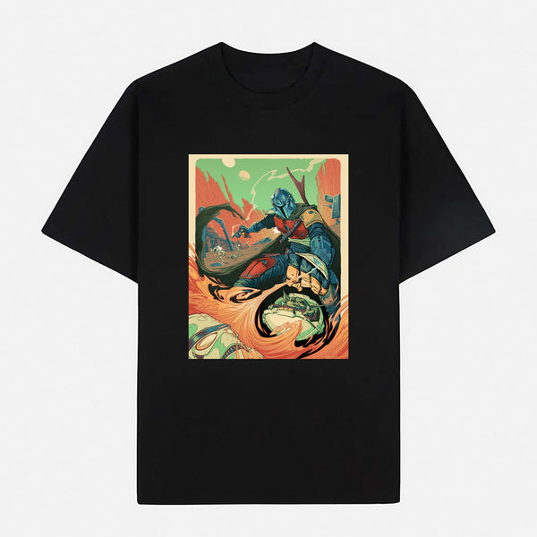 Limited Art Design Graphic Cotton T-Shirt