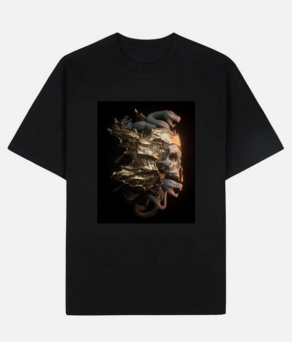 Limited Art Design Graphic Cotton T-Shirt