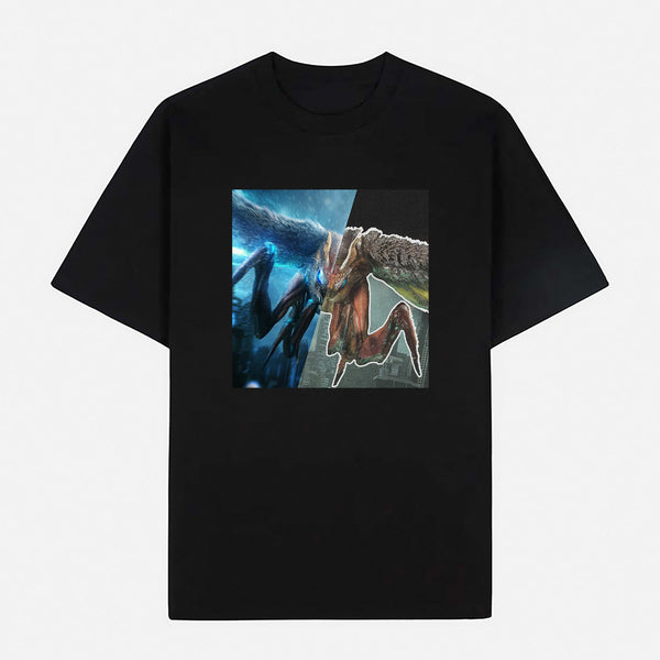 Godzilla Limited Art Design Graphic Cotton T-Shirt