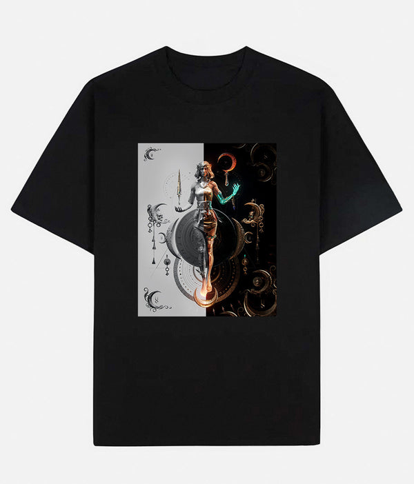 Limited Art Design Graphic Cotton T-Shirt