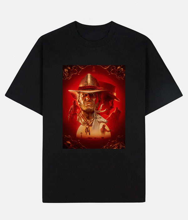 Limited Art Design Graphic Cotton T-Shirt