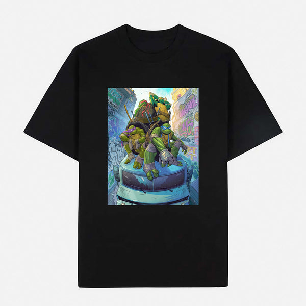 Teeenage Mutant Ninja Turtles Limited Art Design Graphic Cotton T-Shirt