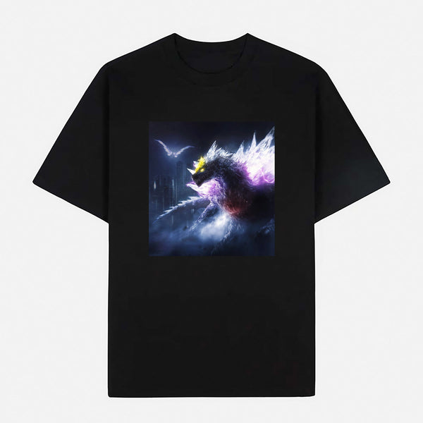 Godzilla Limited Art Design Graphic Cotton T-Shirt