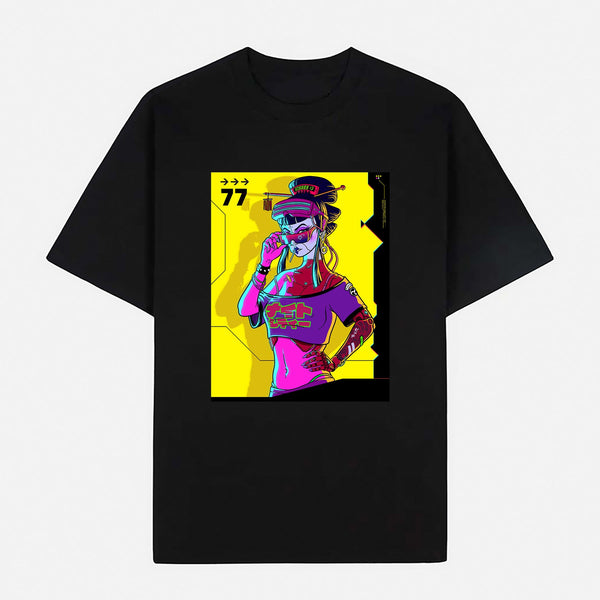 Limited Art Design Graphic Cotton T-Shirt