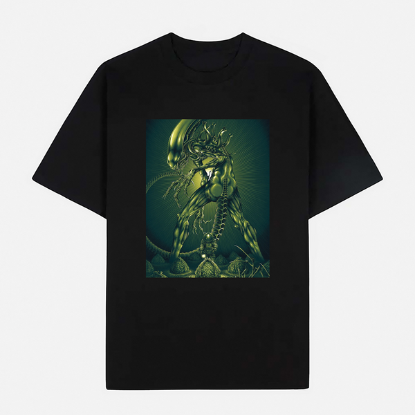 Alien Limited Art Design Graphic Cotton T-Shirt