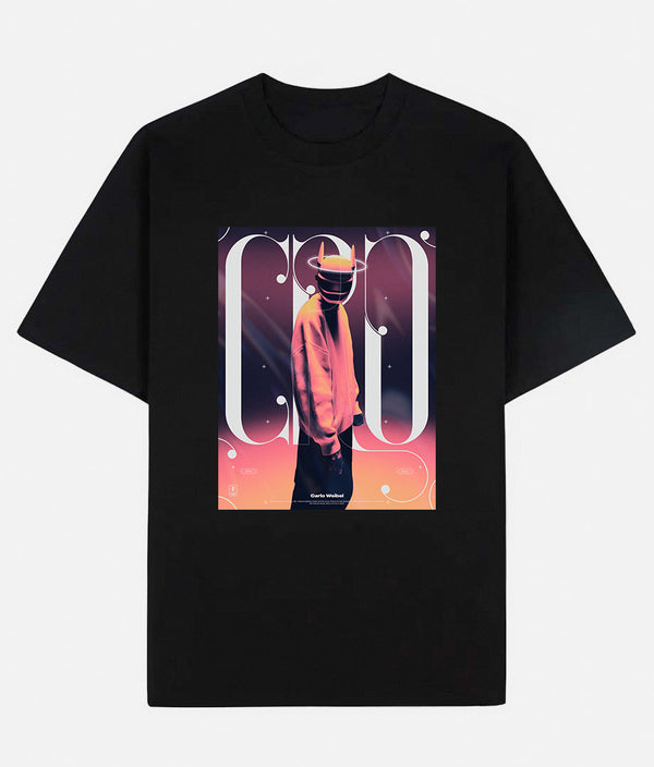 Limited Art Design Graphic Cotton T-Shirt
