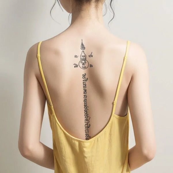 2pcs Mystical Celestial Pattern Temporary Body Tattoo Stickers