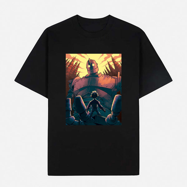 The Iron Giant Limited Art Design Graphic Cotton T-Shirt