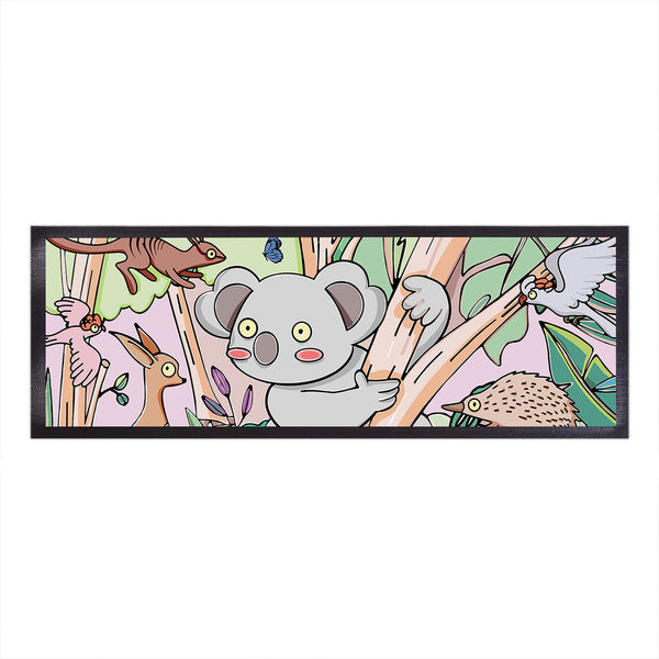 High Quality Stain Resistant for Longevity Cartoon Long Bar Runner