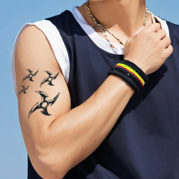 2pcs Dart Temporary Body Tattoo Stickers