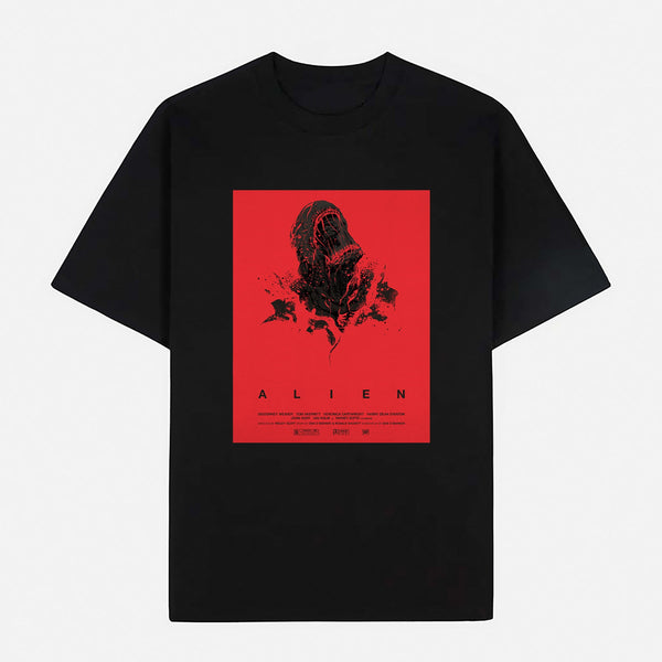 Alien Limited Art Design Graphic Cotton T-Shirt