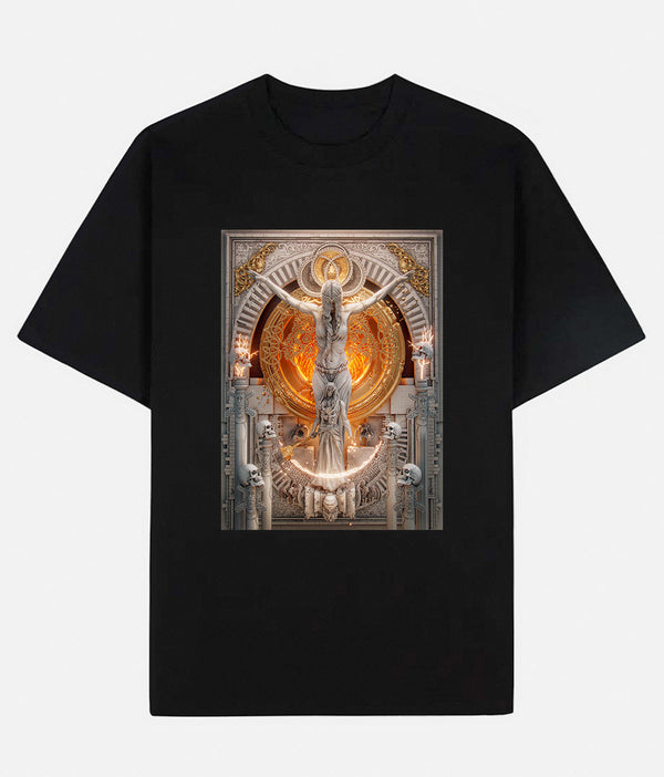 Limited Art Design Graphic Cotton T-Shirt