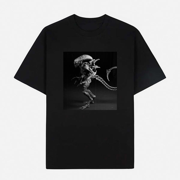 Alien Limited Art Design Graphic Cotton T-Shirt