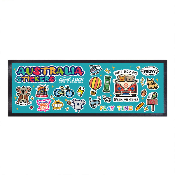 High Quality Stain Resistant for Longevity Cartoon Long Bar Runner