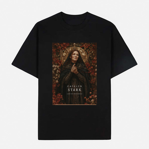 Game of Thrones – Catelyn Stark (Lady of Winterfell) Limited Art Design Graphic Cotton T-Shirt