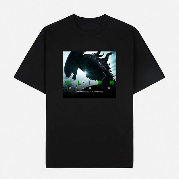 Alien Limited Art Design Graphic Cotton T-Shirt