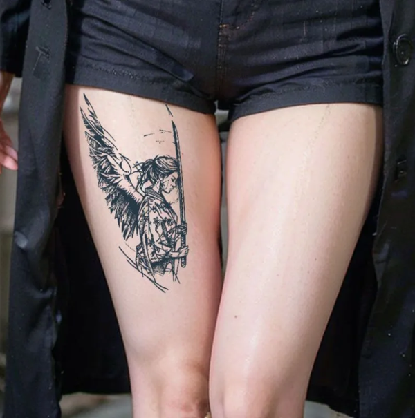 2pcs All-seeing Eye Temporary Body Tattoo Stickers