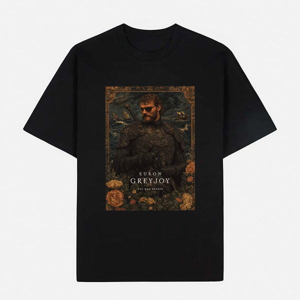 Game of Thrones – Euron Greyjoy (The Mad Kraken) Limited Art Design Graphic Cotton T-Shirt