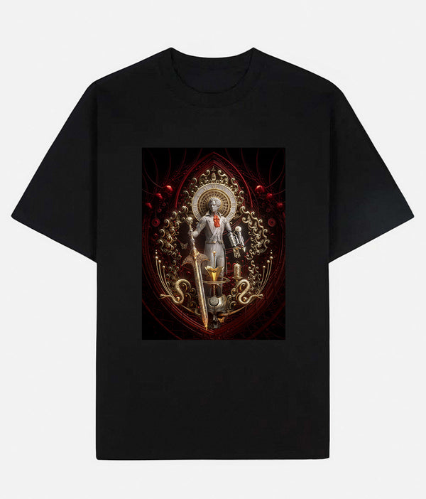 Limited Art Design Graphic Cotton T-Shirt