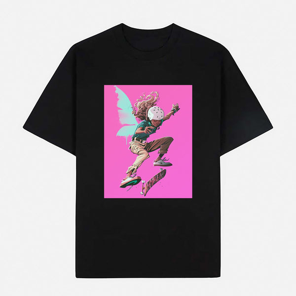 Limited Art Design Graphic Cotton T-Shirt