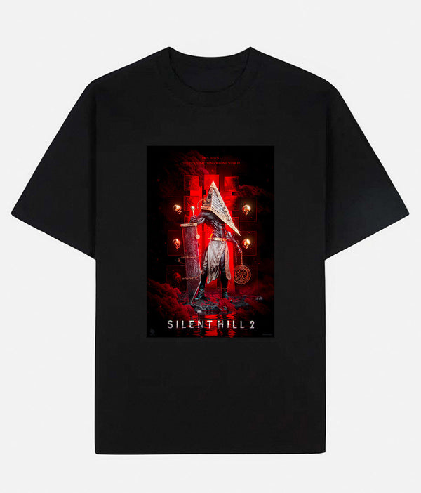 Silent Hill Limited Art Design Graphic Cotton T-Shirt