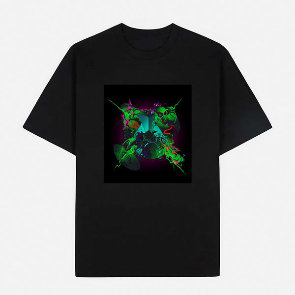 Limited Art Design Graphic Cotton T-Shirt