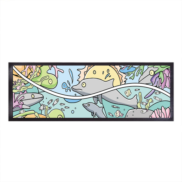 High Quality Stain Resistant for Longevity Cartoon Long Bar Runner