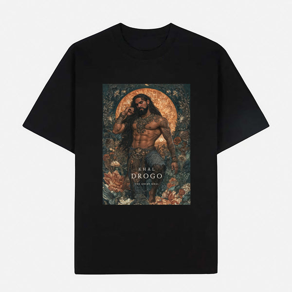 Game of Thrones – Khal Drogo (The Great Khal) Limited Art Design Graphic Cotton T-Shirt