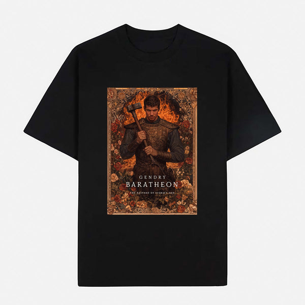 Game of Thrones – Gendry Baratheon (The Bastard of Storm’s End) Limited Art Design Graphic Cotton T-Shirt