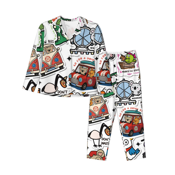 Women's Long-Sleeved Pajama Set