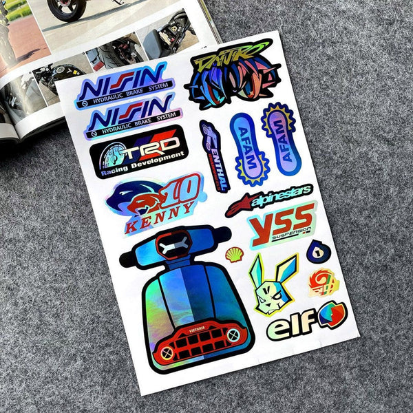 High-quality Outdoor Waterproof Moto Reflective Stickers