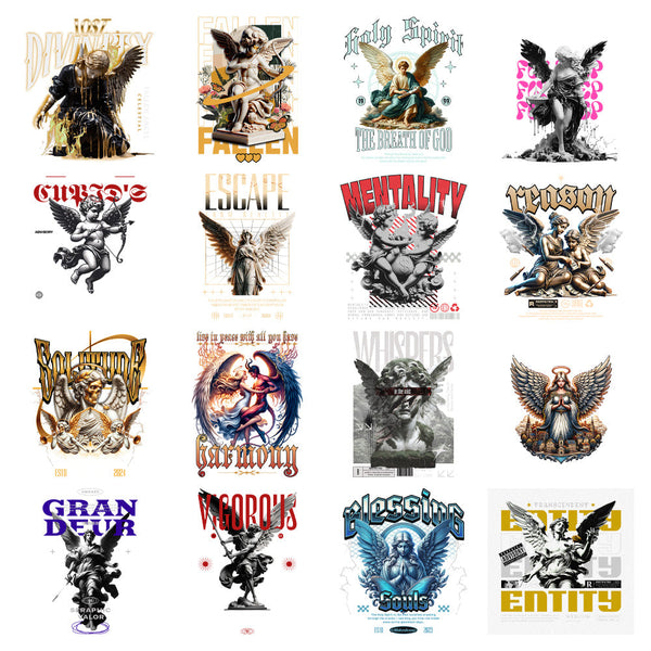 🔥 High-Quality DTF Heat Transfer Prints & Cup Wrapss – Bright Colors, Durable & Easy to Apply